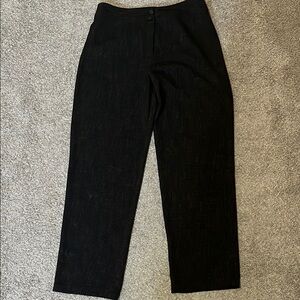 Chico’s Women’ Tweed Black/Brown Pants